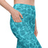Aqua Waters Rash Guard Pants Leggings With Pockets UPF 50+